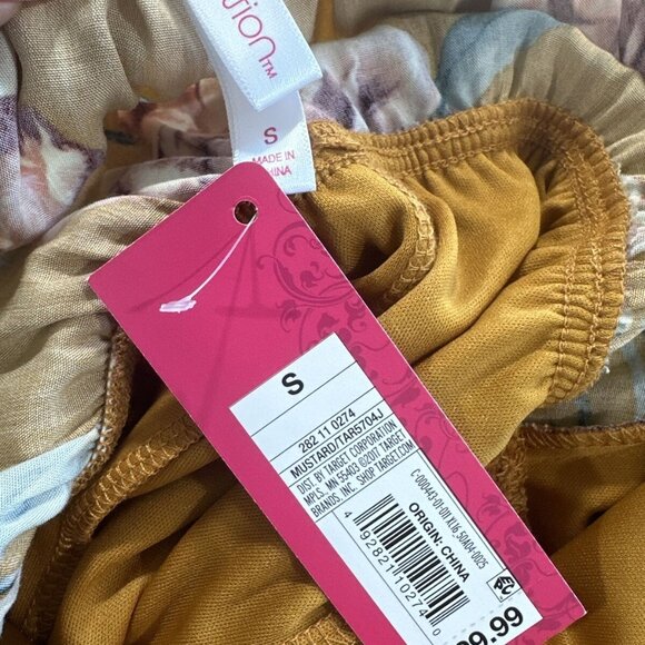 Xhilaration Women Maxi Sundress SZ S Floral Ruffle Tiered Strappy Sleeveless NWT - Picture 6 of 12